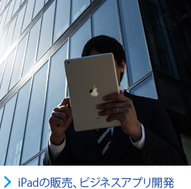 iPadの販売、ビジネスアプリ開発