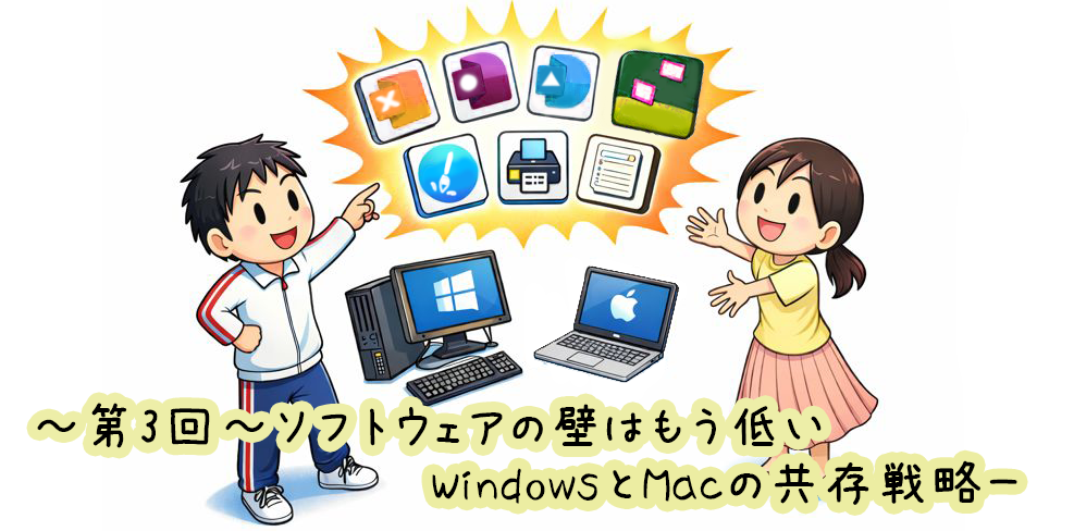 〜第3回〜ソフトウェアの壁はもう低いーWindowsとMacの共存戦略ー