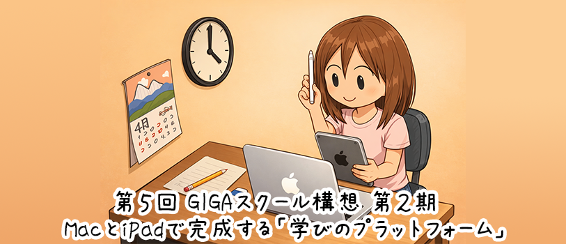 〜第5回〜GIGAスクール構想 第2期：MacとiPadで完成する「学びのプラットフォーム」